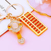 Metal Keychain Pendant With Ruyi Abacus Design For Women