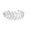 Metal Leaf Arm Ring Bracelet Plants And Flowers Style Electroplating
