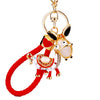 Metal Little Donkey Keychain For Women Diamondencrusted Bag Pendant