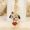 Metal Little Donkey Keychain For Women Diamondencrusted Bag Pendant