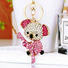 Metal Little Donkey Keychain For Women Diamondencrusted Bag Pendant