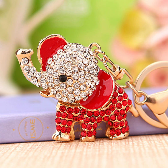 Metal Little Donkey Keychain For Women Diamondencrusted Bag Pendant