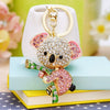 Metal Little Donkey Keychain For Women Diamondencrusted Bag Pendant