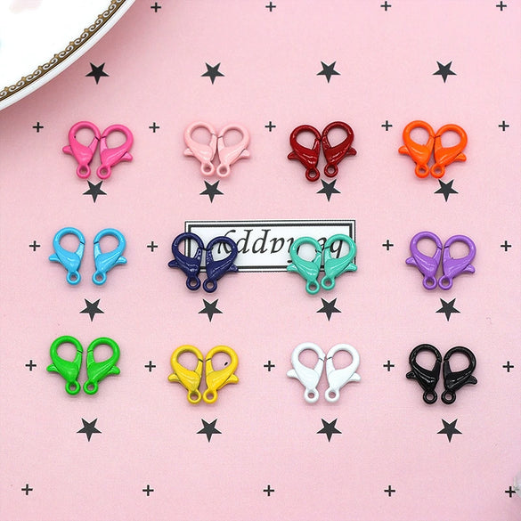 Metal Lobster Clasp Necklace Clasp Candy Color Paint Diy Accessories