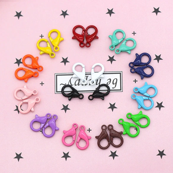 Metal Lobster Clasp Necklace Clasp Candy Color Paint Diy Accessories
