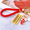 Metal Lucky Charm Abacus Women's Keychain Bag Pendant