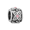 Metal Microinlaid Totem Pattern Large Hole Beads Jewelry Accessories For Girls' Fashion Bracelet With Electroplating Treatment