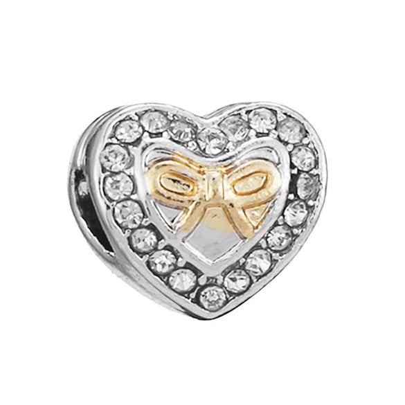 Metal Microinlaid Totem Pattern Large Hole Beads Jewelry Accessories For Girls' Fashion Bracelet With Electroplating Treatment