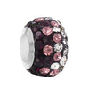 Metal Microinlaid Totem Pattern Large Hole Beads Jewelry Accessories For Girls' Fashion Bracelet With Electroplating Treatment