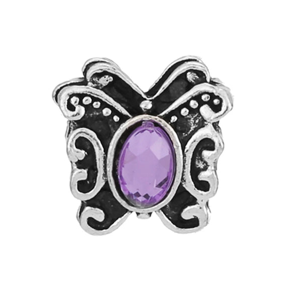 Metal Microinlaid Totem Pattern Large Hole Beads Jewelry Accessories For Girls' Fashion Bracelet With Electroplating Treatment