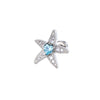 Metal Micropaved Zircon Fashion Ol Heart Starfish Shell Shaped Electroplating Cartilage Piercing Ear Bone Nail