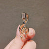 Metal Microphone Brooch Alloy Ladies Highend Fashionable Electroplated Sweater Suit Accessories