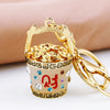 Metal National Tide Key Chain Ring For Women As Business Gift