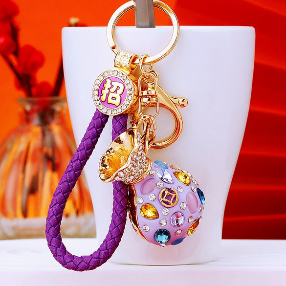 Metal National Tide Key Chain Ring For Women As Business Gift