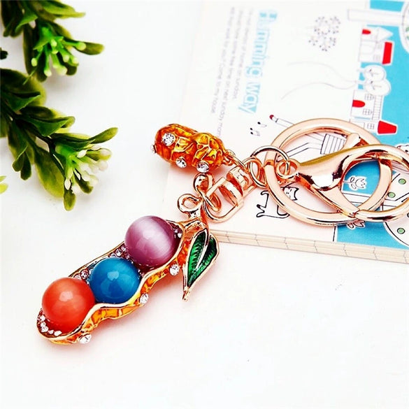 Metal National Tide Key Chain Ring For Women As Business Gift