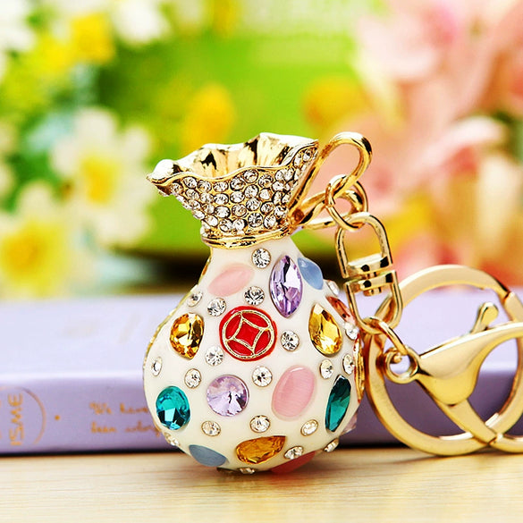 Metal National Tide Key Chain Ring For Women As Business Gift