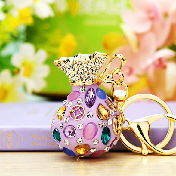 Metal National Tide Key Chain Ring For Women As Business Gift