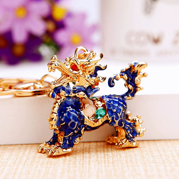 Metal National Tide Key Chain Ring For Women As Business Gift