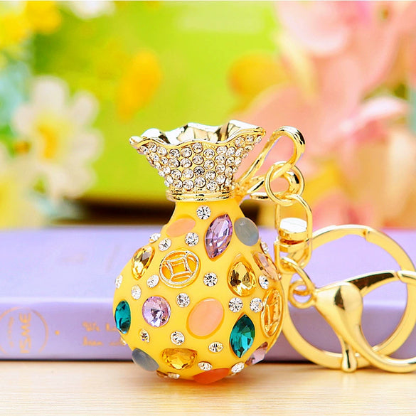 Metal National Tide Key Chain Ring For Women As Business Gift