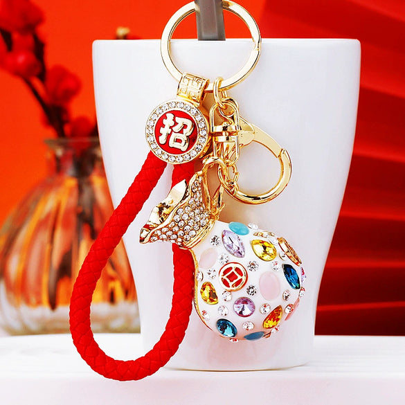 Metal National Tide Key Chain Ring For Women As Business Gift