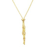 Metal Net Pocket Necklace With Geometric Pattern And Electroplated Iron Pendant For Women