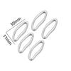 Metal Oval Specialshaped Ring Jewelry Accessories Electroplated Pendant For Diy Earrings Bracelet Necklace