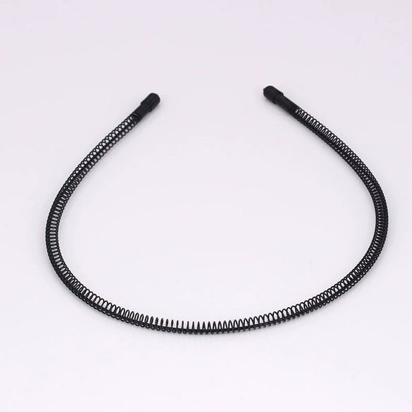 Metal Painted Hair Band Unisex Wave Head Band