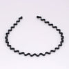 Metal Painted Hair Band Unisex Wave Head Band