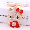 Metal Peacock Rhinestone Keychain And Bag Pendant For Women Wholesale