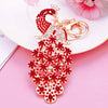 Metal Peacock Rhinestone Keychain And Bag Pendant For Women Wholesale
