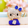 Metal Peacock Rhinestone Keychain And Bag Pendant For Women Wholesale