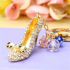 Metal Pearl Small Fragrant Style Key Chain Ring For Women As Bag Pendant