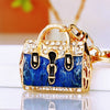 Metal Pearl Small Fragrant Style Key Chain Ring For Women As Bag Pendant