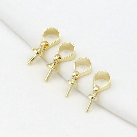 Metal Pendant Clip Buckle Diy Accessories 18K Gold Plated