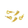 Metal Pendant Clip Buckle Diy Accessories 18K Gold Plated