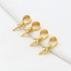 Metal Pendant Clip Buckle Diy Accessories 18K Gold Plated