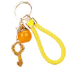 Metal Persimmon Ruyi Creative Keychain With Diamond Encrustment For Women's Bags