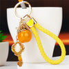 Metal Persimmon Shaped Women's Pastoral Style Car Keychain And Bag Pendant