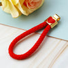 Metal Persimmon Shaped Women's Pastoral Style Car Keychain And Bag Pendant