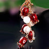 Metal Pineappleshaped Keychain Pendant With Diamond Encrustment For Women