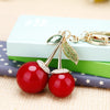 Metal Pineappleshaped Keychain Pendant With Diamond Encrustment For Women