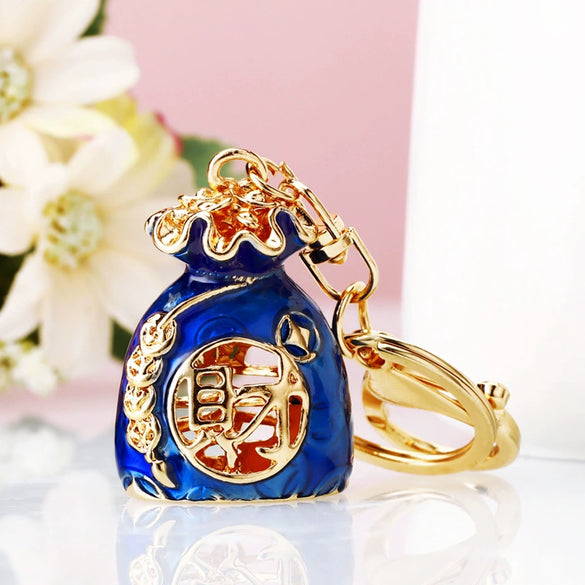 Metal Pony Rhinestone Key Chain For Women As Gift