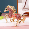 Metal Pony Rhinestone Key Chain For Women As Gift