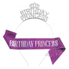 Metal Princess Crown Headband Shoulder Strap Etiquette Belt Hair Accessories Semimanual Semimechanical