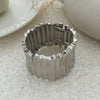 Metal Punk Style Geometric Pattern Electroplated Women's Bracelet
