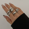 Metal Punk Style Geometric Pattern Electroplated Women's Bracelet