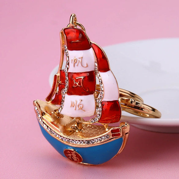 Metal Resin Keychain Diamondencrusted Princess Pumpkin Car Shape Cute Creative Pendant For Women
