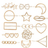 Metal Retro Geometric Rhinestone Star Moon Pearl Women's Hair Accessories Electroplating Hairpin