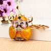 Metal Rhinestone Koala Bear Car Key Chain And Women's Bag Pendant