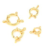 Metal Round Slingshot Buckle Spring Buckle Necklace And Bracelet Connection Buckle Electroplated Diy Jewelry Accessories